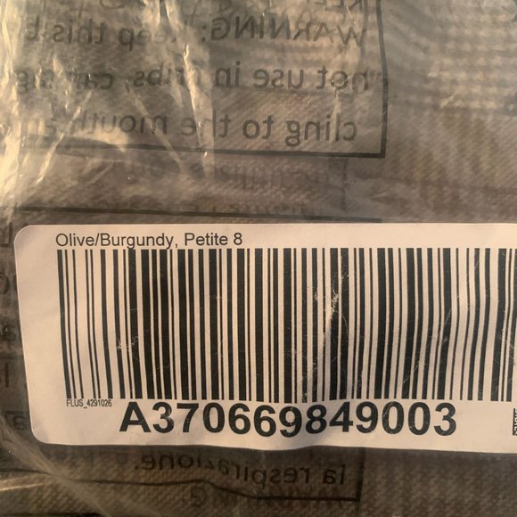 NWT G.I.L.I. PETITE WIDE LEG PLAID PANTS OLIVE/BURGUNDY STRIPE-VARIOUS SIZES - Picture 15 of 16